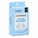 Ushas Vitamin Recharge 4 Step Pedi Kit - 4 Pcs × 20 g