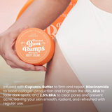 Luxe Organix Bye Bye Bum Bumps White & Clear Booty Scrub - 230g