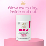 كبسولات "هيلث ميت جلو" (Healthmate Glow) القابلة للمضغ - كولاجين وفيتامينات متعددة - 60 كبسولة
