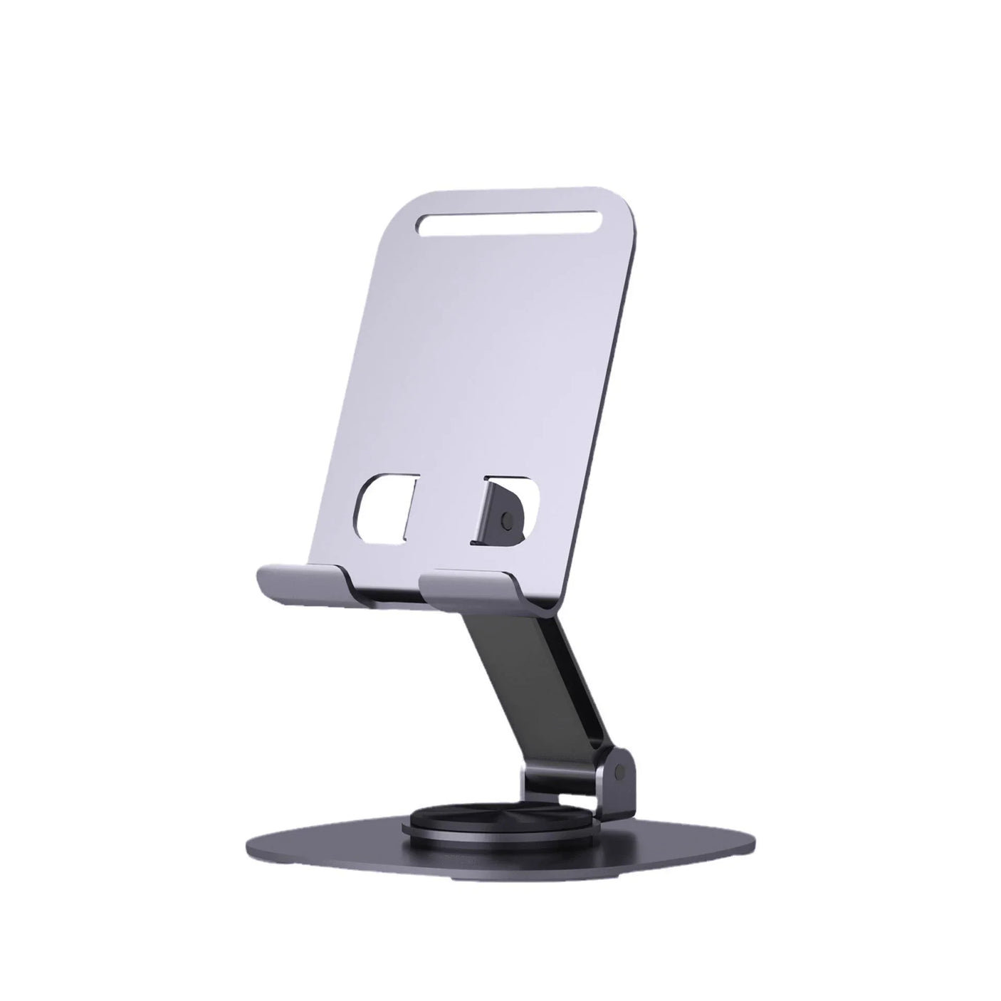 حامل سطح مكتب معدني دوار 360 للهاتف والكمبيوتر اللوحي من Soloffer HL-22