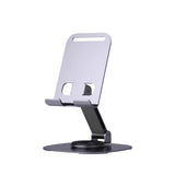 حامل سطح مكتب معدني دوار 360 للهاتف والكمبيوتر اللوحي من Soloffer HL-22