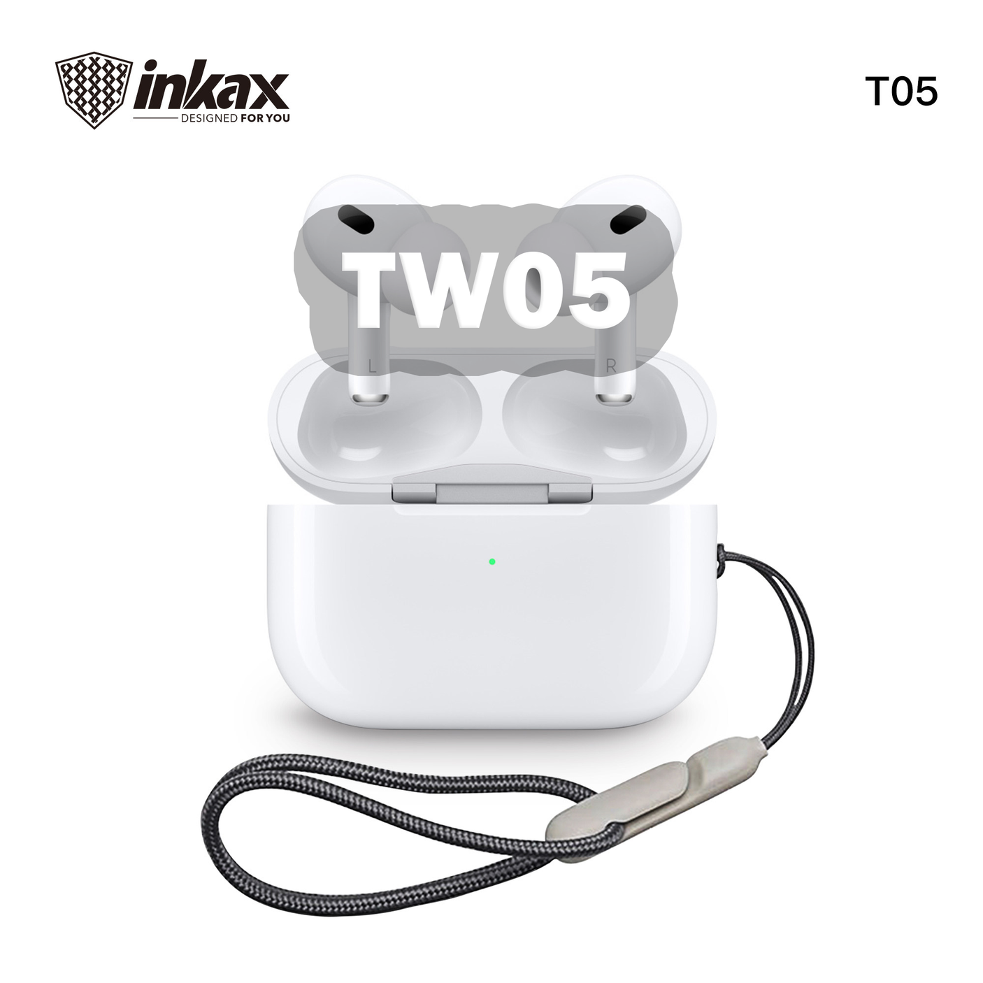 سماعات inkax الأصلية بتقنية TWS - طراز TW05