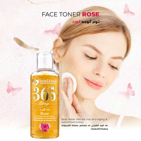 DosLunas Rose Soothing Moist Toner - 400ml
