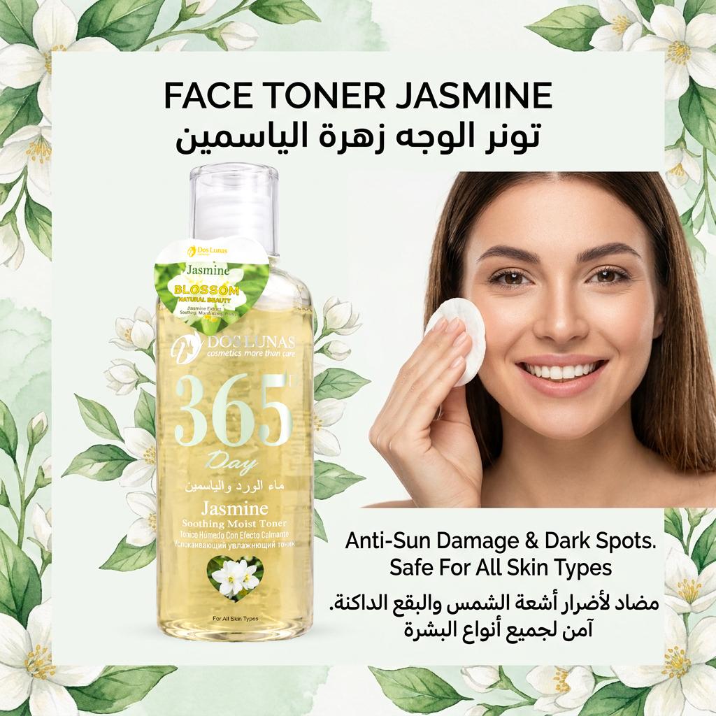 DosLunas Jasmine Soothing Moist Toner - 400ml