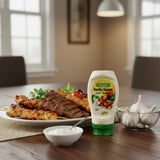 Freshly Garlic Sauce Enhances Savory Dishes - 340ml