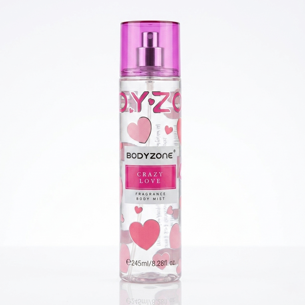 Body Zone Crazy Love Fragrance Body Mist - 245ml