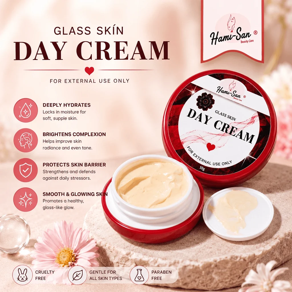 Hami-San Glass Skin Day Cream - 10g