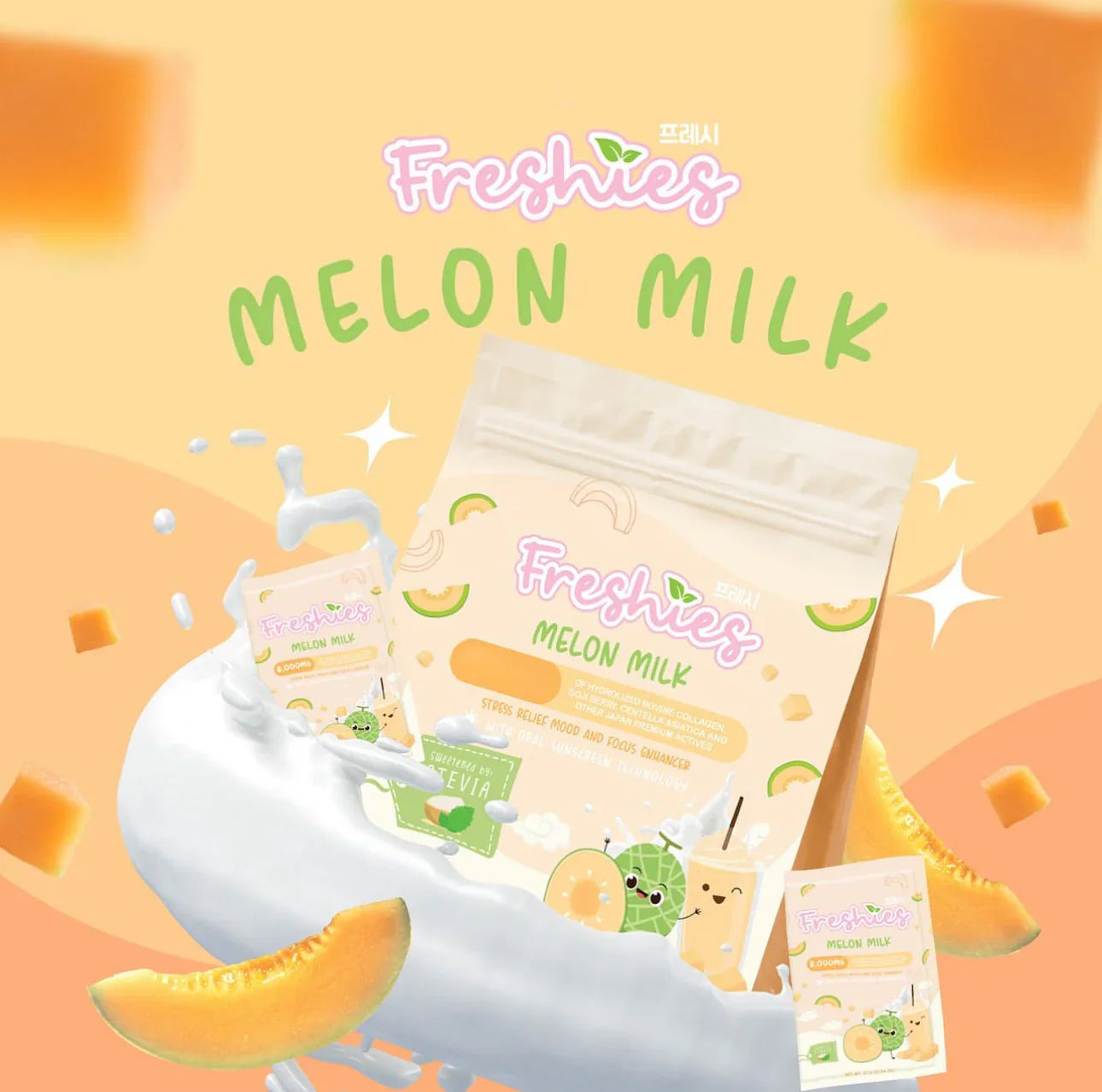 Freshies Melon Milk - 10 Sachets