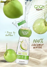 CocoRoyal 100% Natural Coconut Water - 350ml × 3 Pcs (Offer)