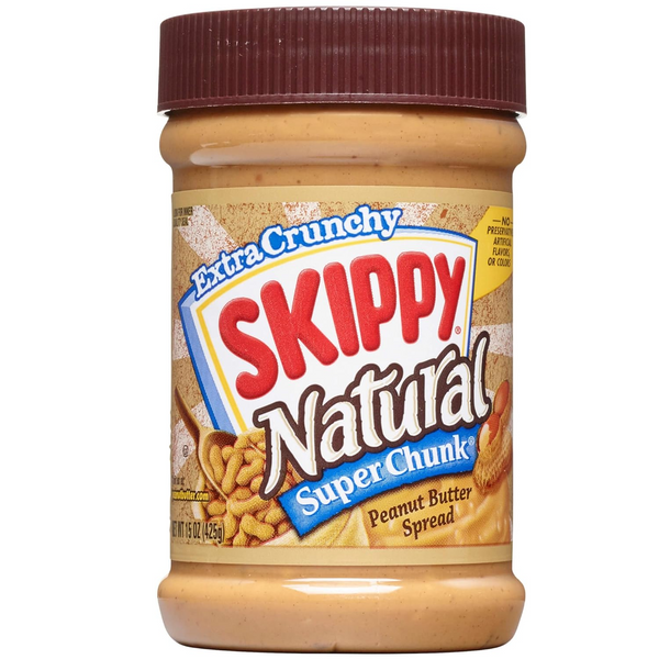 Skippy Natural Super Chunk Peanut Butter Spread - 425g