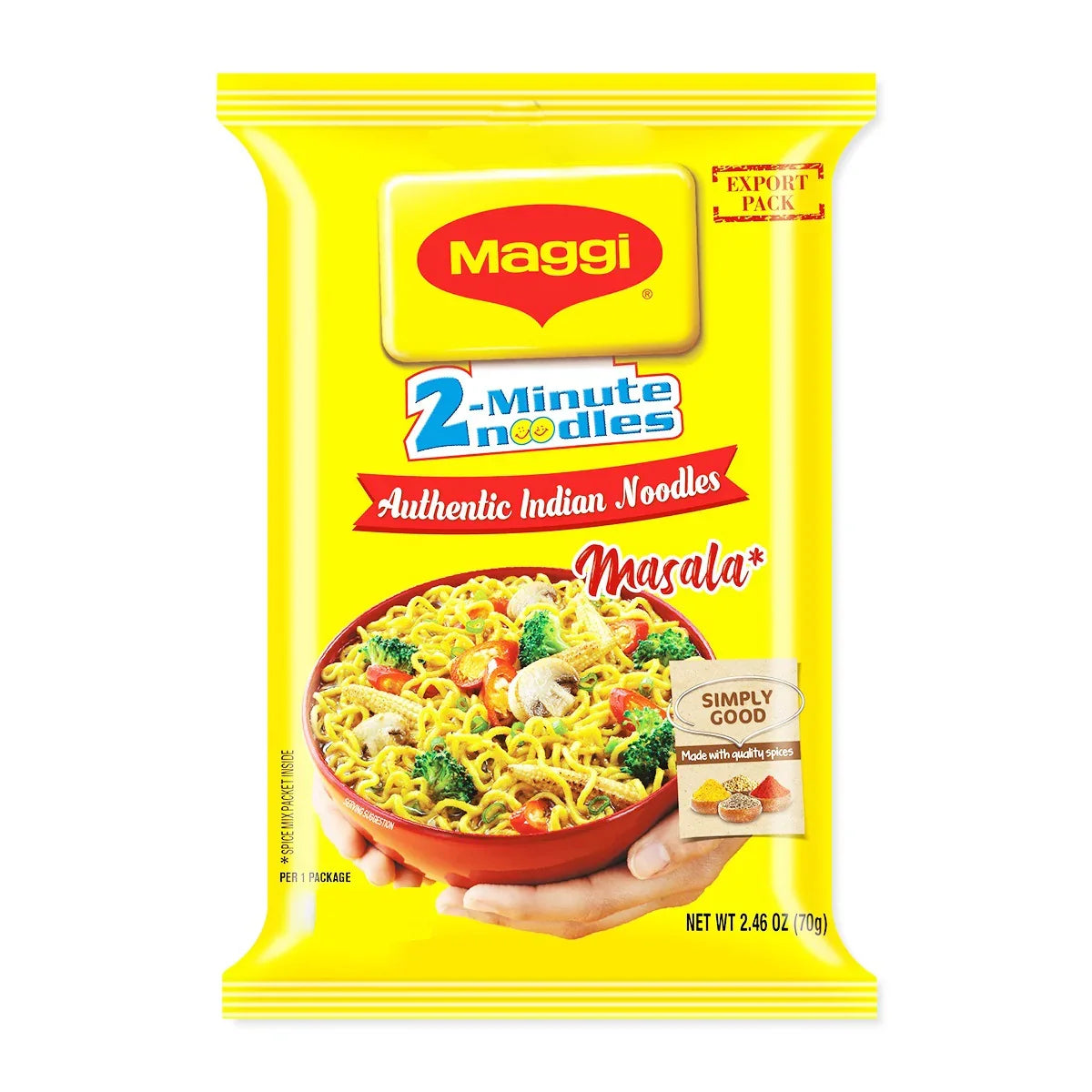 Maggi 2 Minutes Authentic Masala Noodles - 70g
