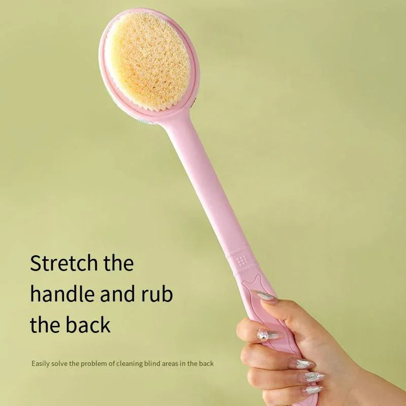 Miss Sweet Durable Massage Shower Brush With Soft & Stiff Bristles