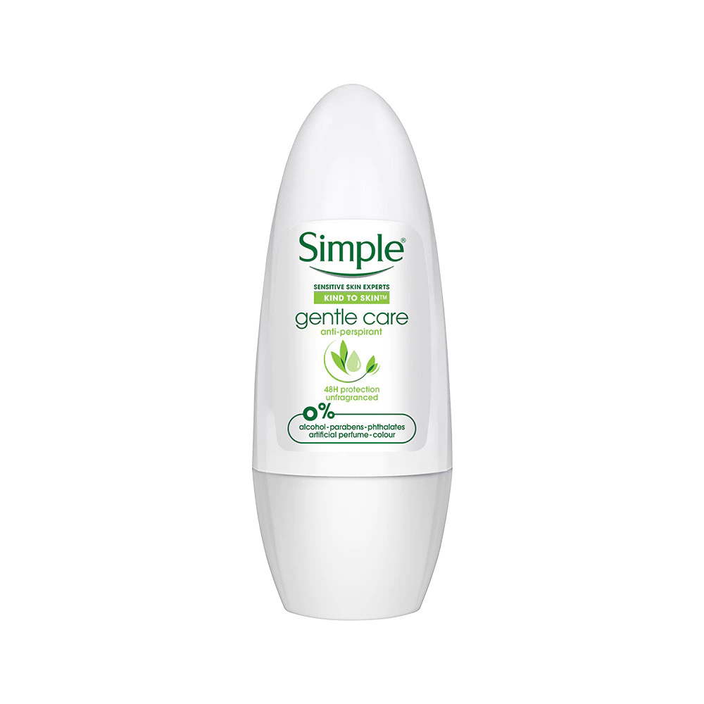 Simple Gentle Care Anti-Perspirant Deodorant Roll On - 45ml
