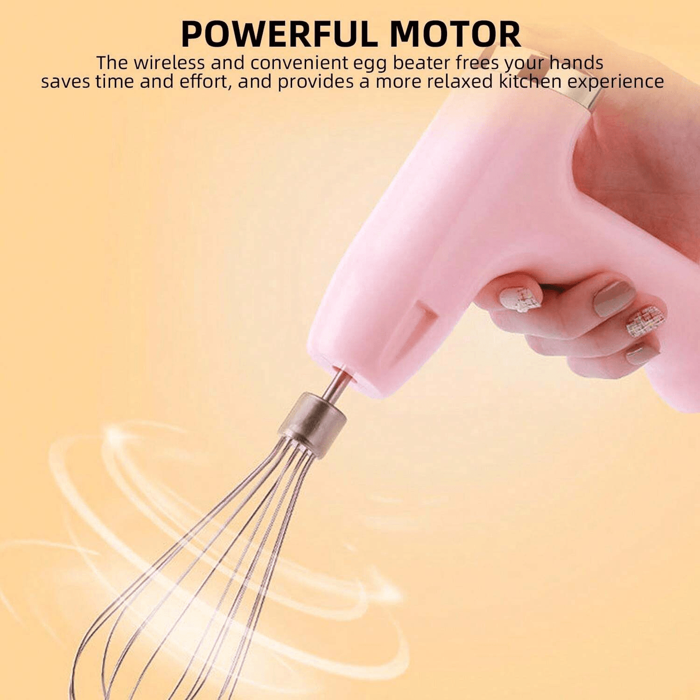 Electric 2 In 1 Wireless Mini Mixer Multi Function Cooking Machine