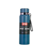 Stainless Steel Vacuum Insulated Sport Bottle With LED Display - 800ml