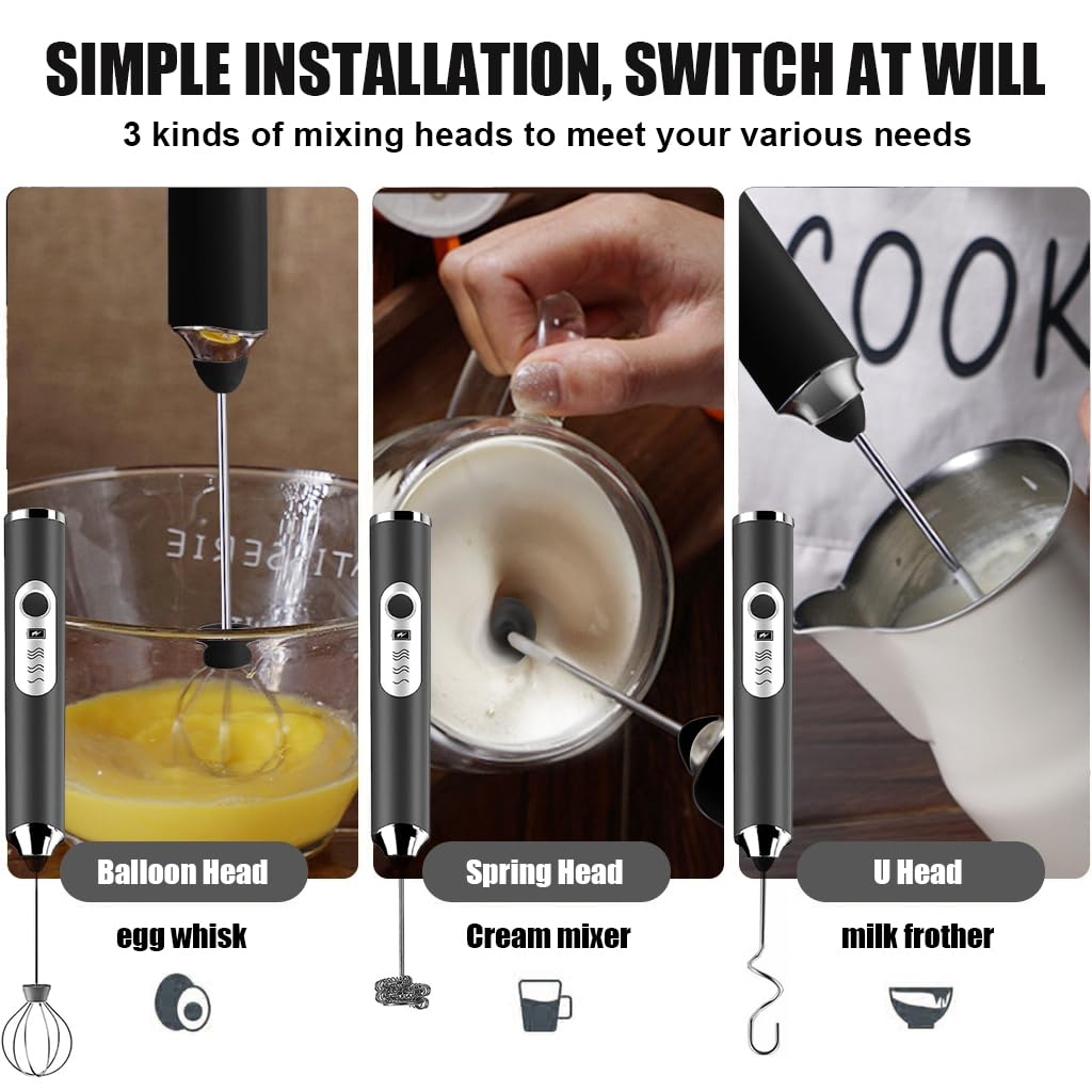 Multifunctional Portable Electric Milk Frother