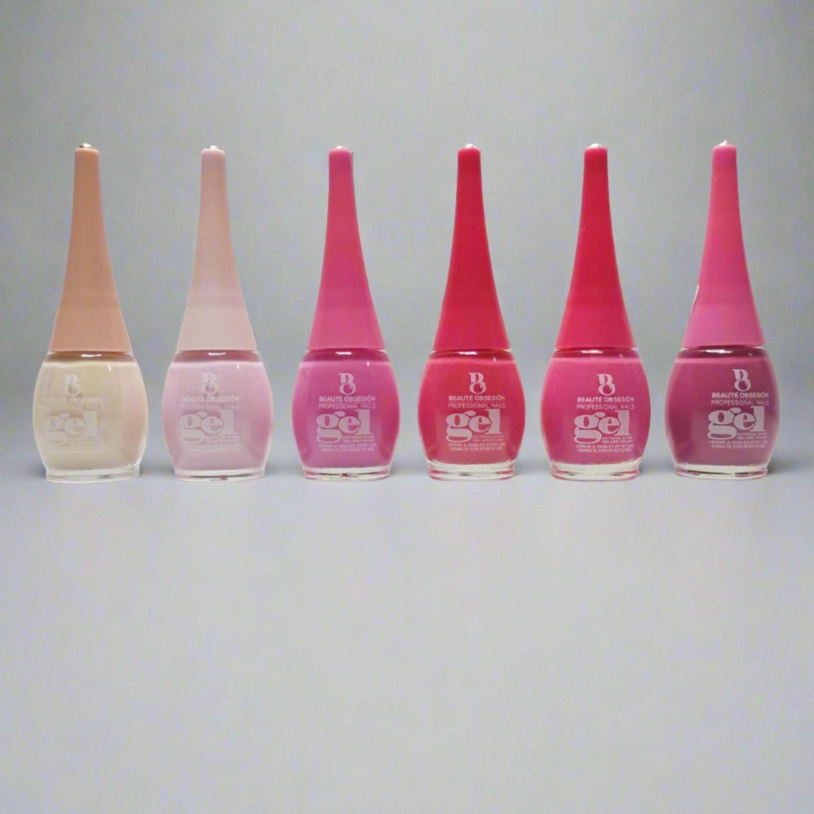 Beaute Obsession Nail Gel Polish - 6Pcs