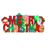 Merry Christmas Wall Door Hanging Ornaments With Light - 4205N