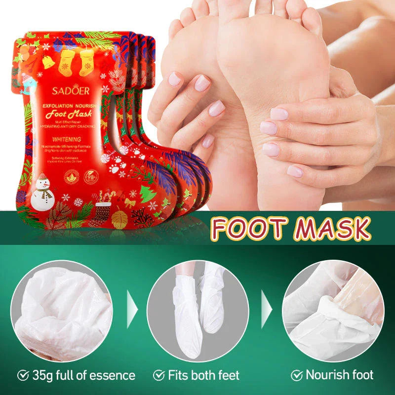 Sadoer Exfoliating & Brightening Hand & Foot Mask - 35g × 2 Pcs