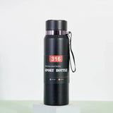 Stainless Steel Vacuum Insulated Sport Bottle With LED Display - 800ml