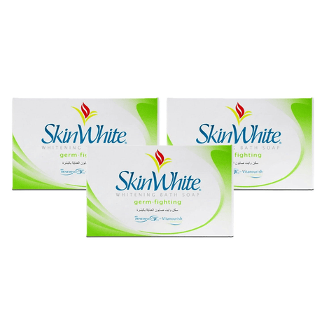 SkinWhite Brightening Bath Soap Germ Fighting - 135g (2+1) Free