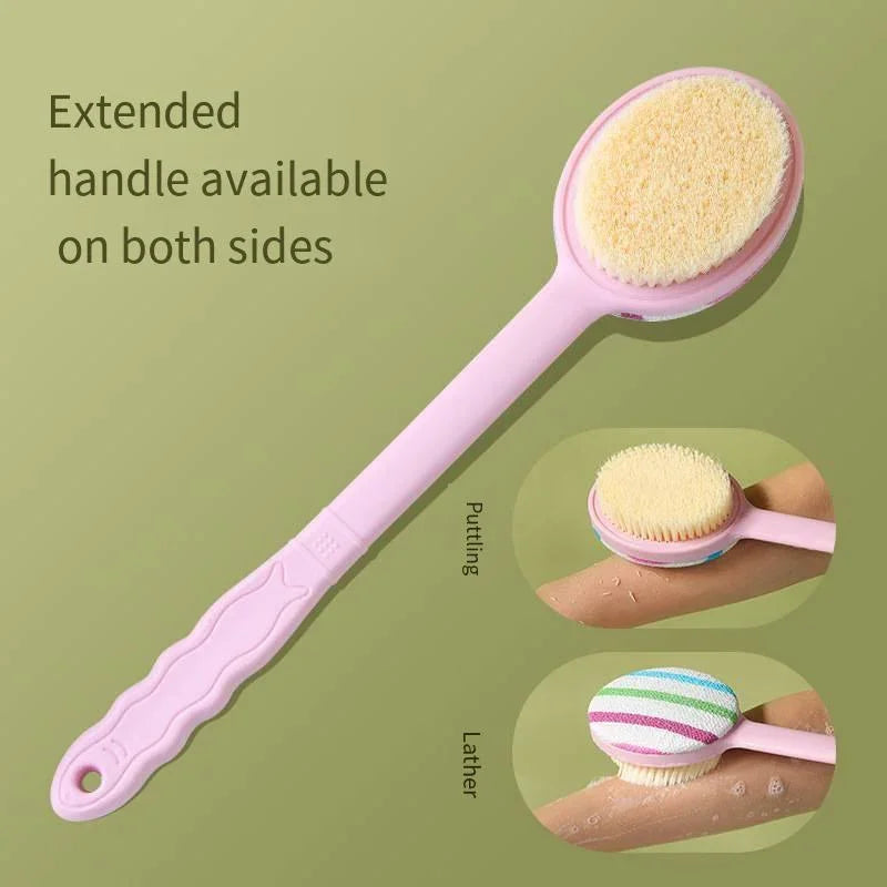 Miss Sweet Durable Massage Shower Brush With Soft & Stiff Bristles