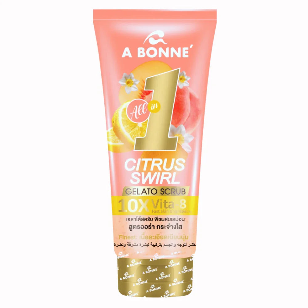 A Bonne Citrus Swirl Gelato Face & Body Scrub Thailand - 300g