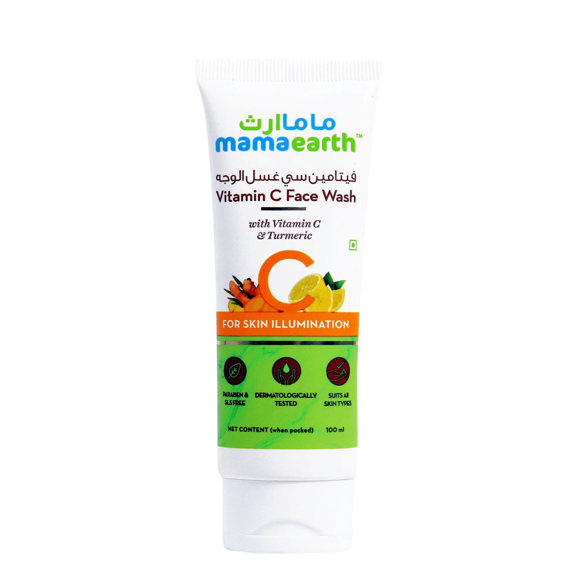 Mamaearth Vitamin C Face Wash With Vitamin C & Turmeric - 100ml