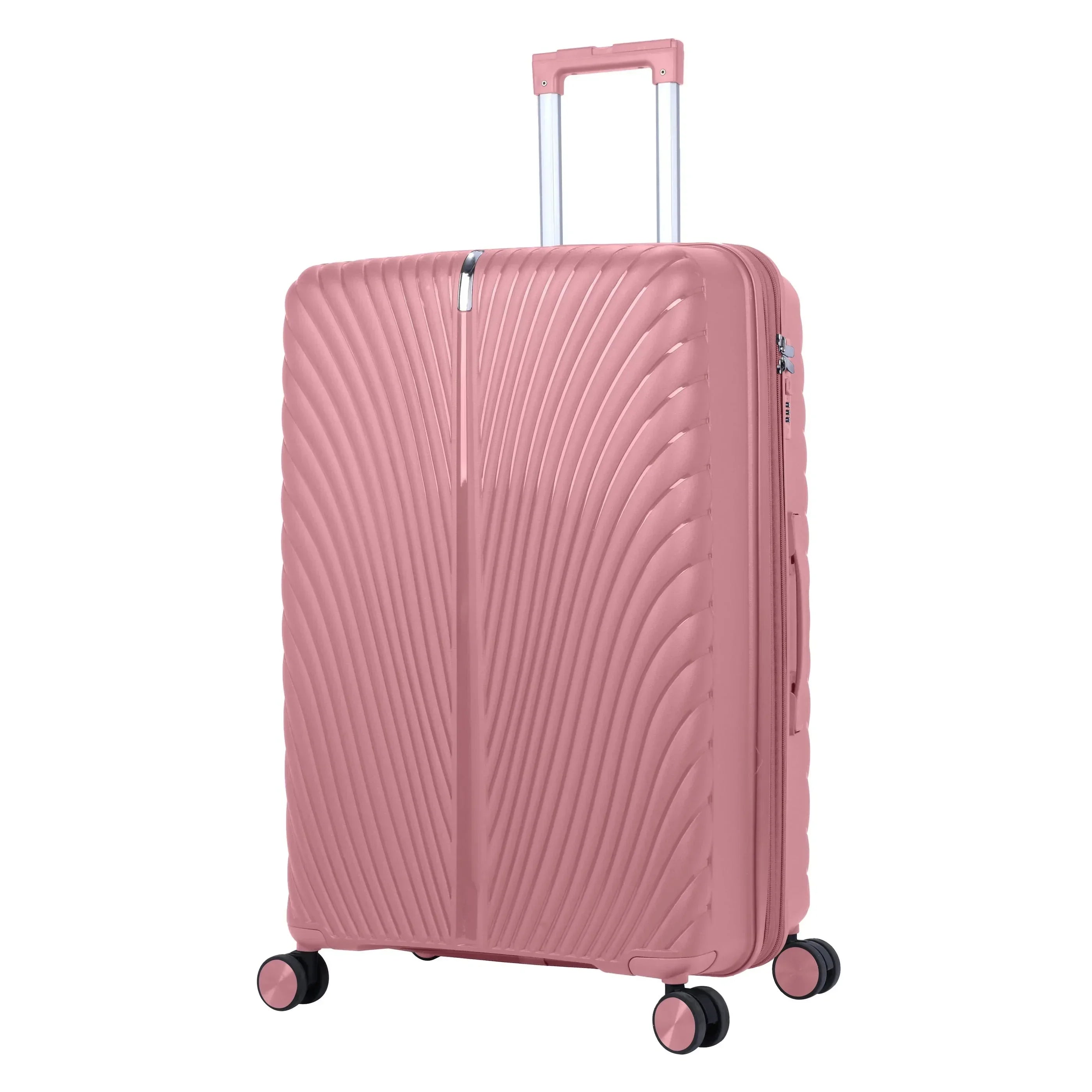 American Flyer Luggage Bag 28 Inch Check-in Luggage Trolly - Rose Gold