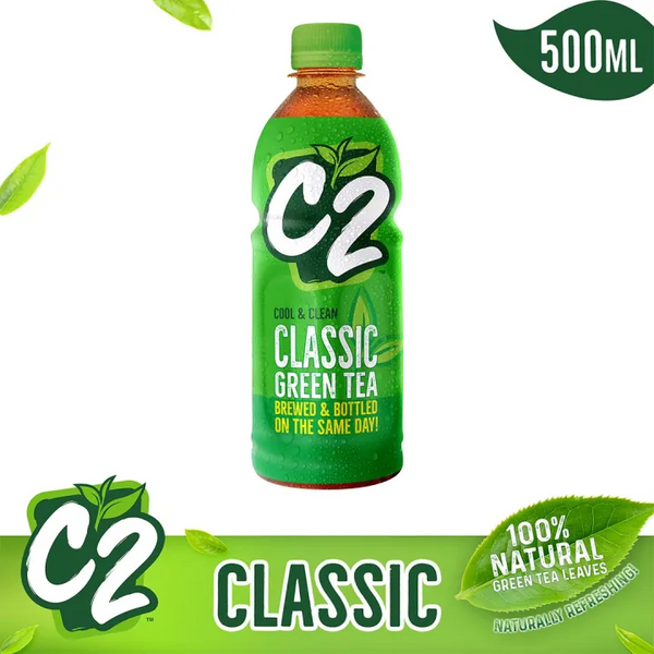 C2 Green Tea Plain 500ml