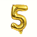 Birthday Decoration Foil Balloon Number 5 - 40Cm
