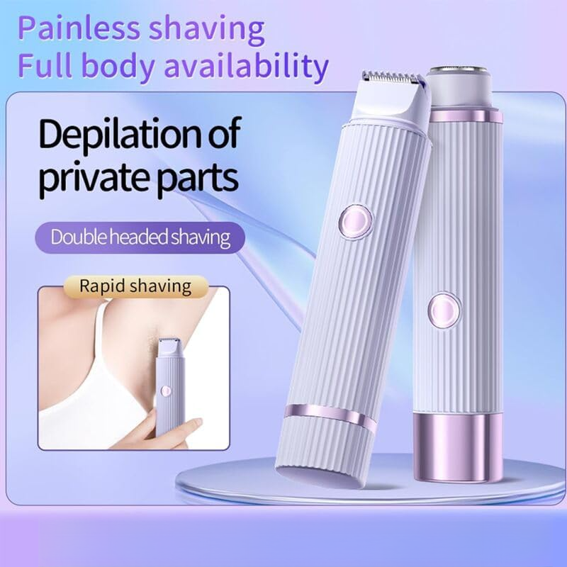 Dual Head Epilator Painless Body & Face Hair Remover CX-202568