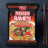 Nissin Ramen Instant Noodles Spicy Hot Beef Flavor - 62g (4+1) Offer