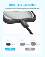 كابل شحن سريع Anker Zolo من USB C إلى USB C بقوة 240 واط