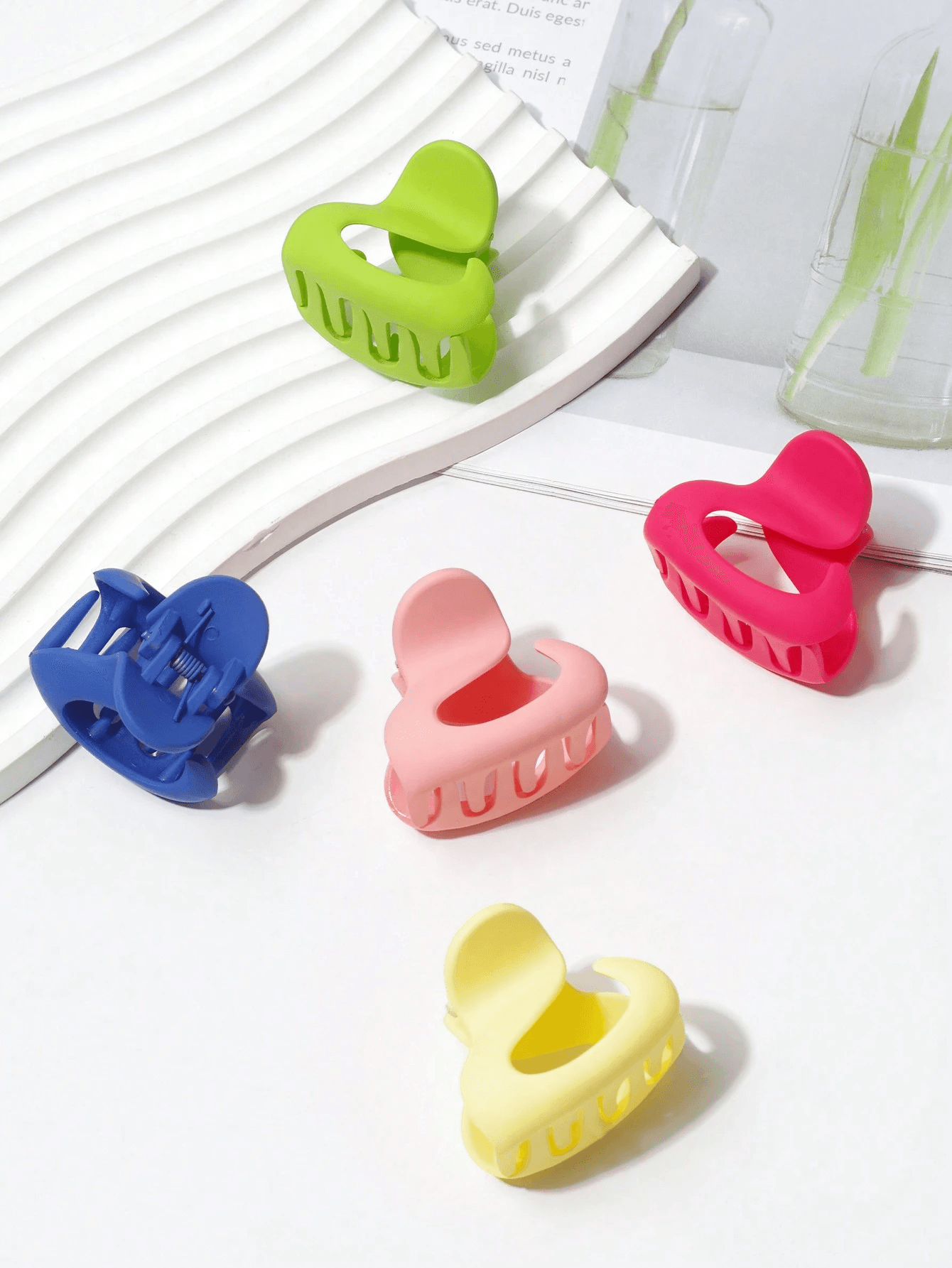 مشبك شعر بتصميم فريد - 12 قطعة (C104)