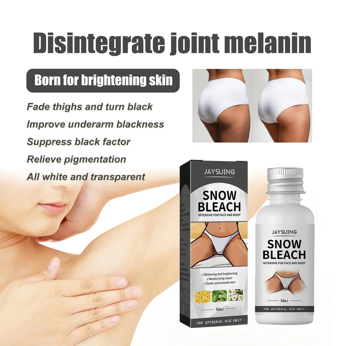 Jaysuing Snow Bleach Dark Spot Brightening Cream - 30ml