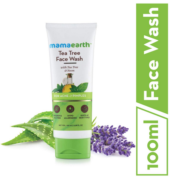 Mamaearth Tea Tree Facewash For Pimples - 100ml