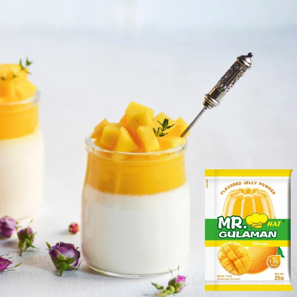 Mr. Hat Gulaman Mango Flavored Jelly Powder - 25g (1 Pc)