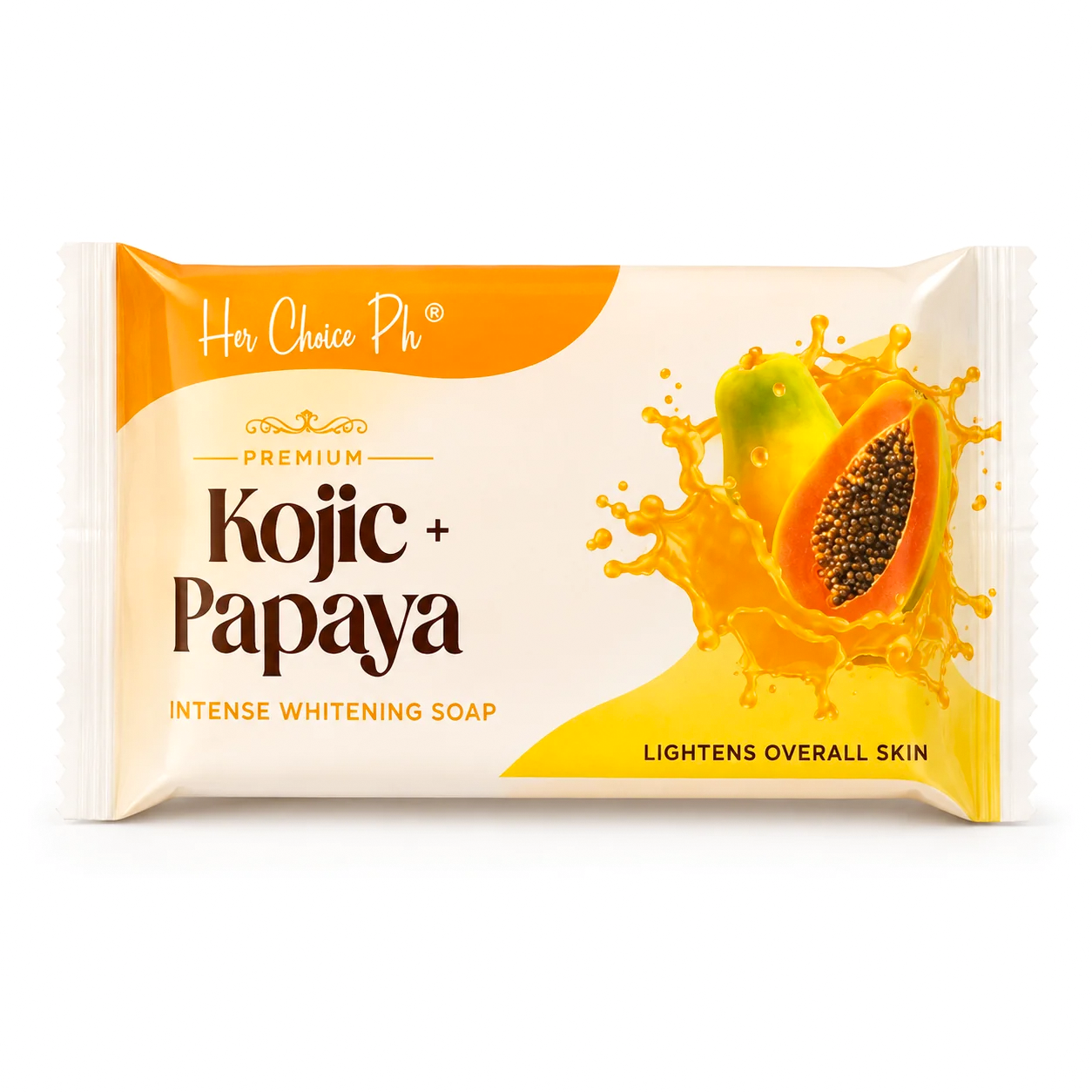 Her Choice PH Premium Kojic Papaya Brightening Soap - 120g