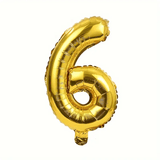 Birthday Decoration Foil Balloon Number 6 - 40Cm