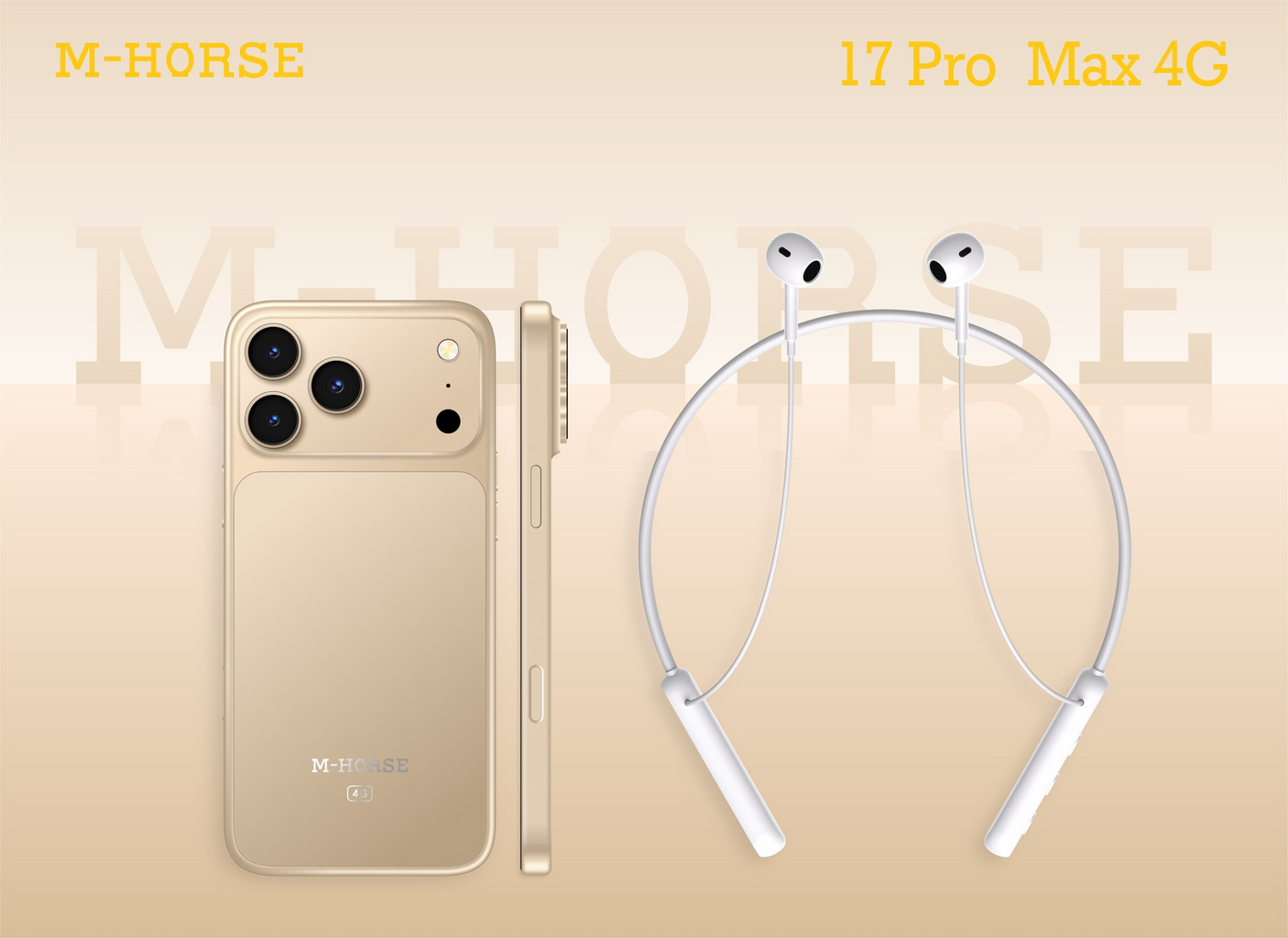 M-HORSE 17 Pro 17 Max 4G 4G 6 جيجابايت رام + 64 جيجابايت روم