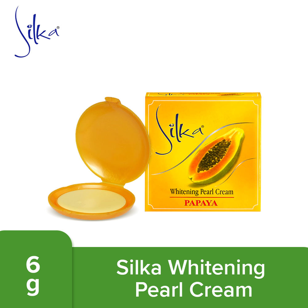 Silka Papaya Whitening Pearl Cream - 6gm