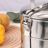 Portable Stainless Steel 4 Layer Food Carrier Set