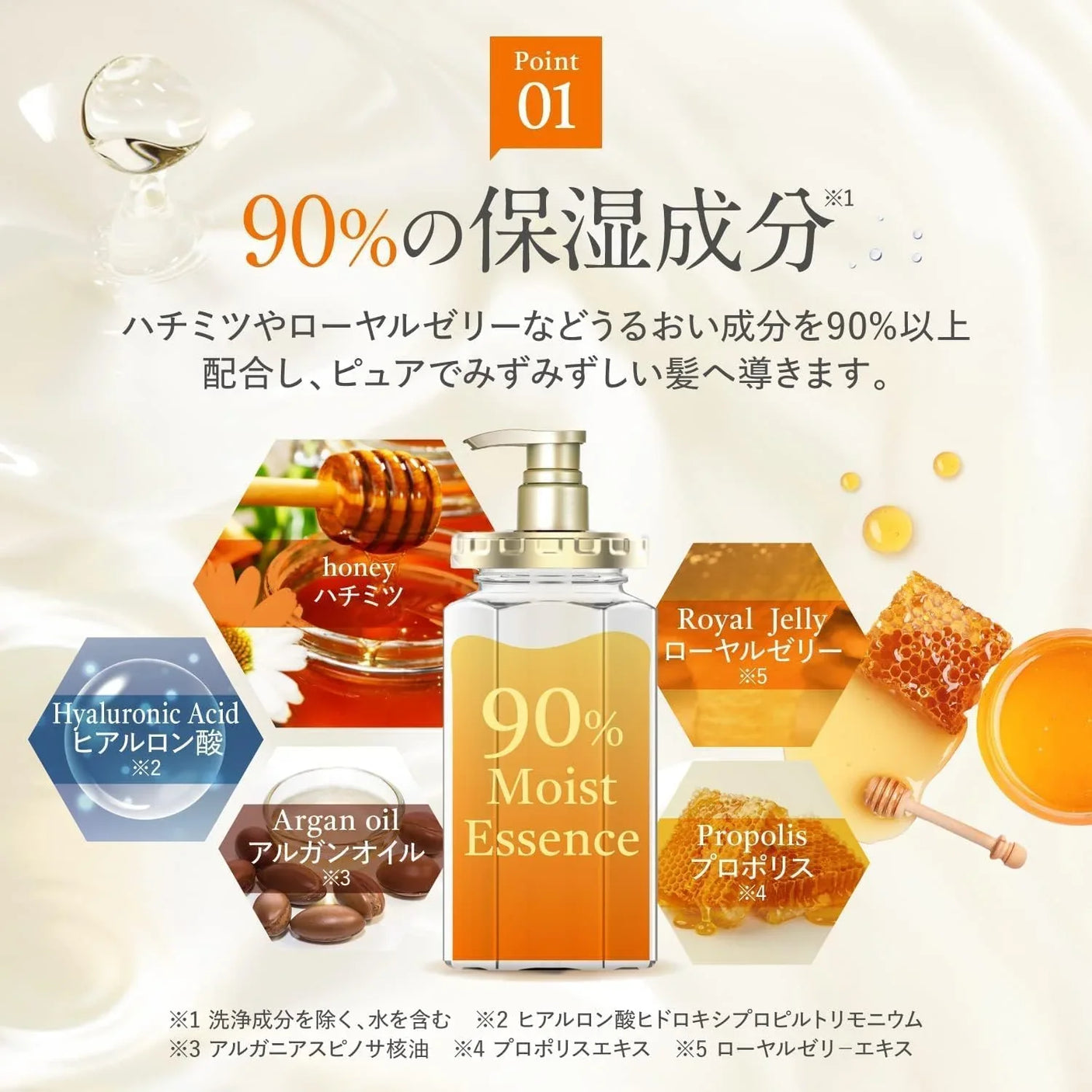 ViCREA & Honey Deep Moist Shampoo Step 1.0 (Japan)