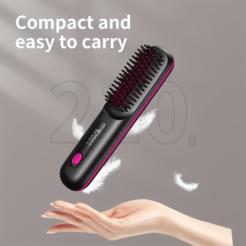 Portable Wireless Hair Straightener Comb - A6