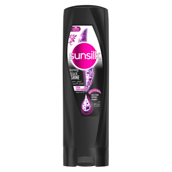Sunsilk Stunning Black Shine Serum Conditioner - 350ml