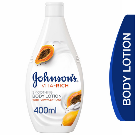 Johnson's Smoothing Body Lotion with Papaya Extract - 400ml