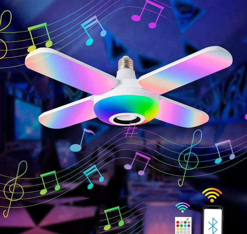Bluetooth Music Colorful Folding Lamp