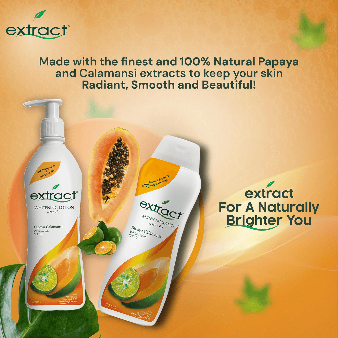Extract Brightening Lotion Papaya Calamansi - 350ml
