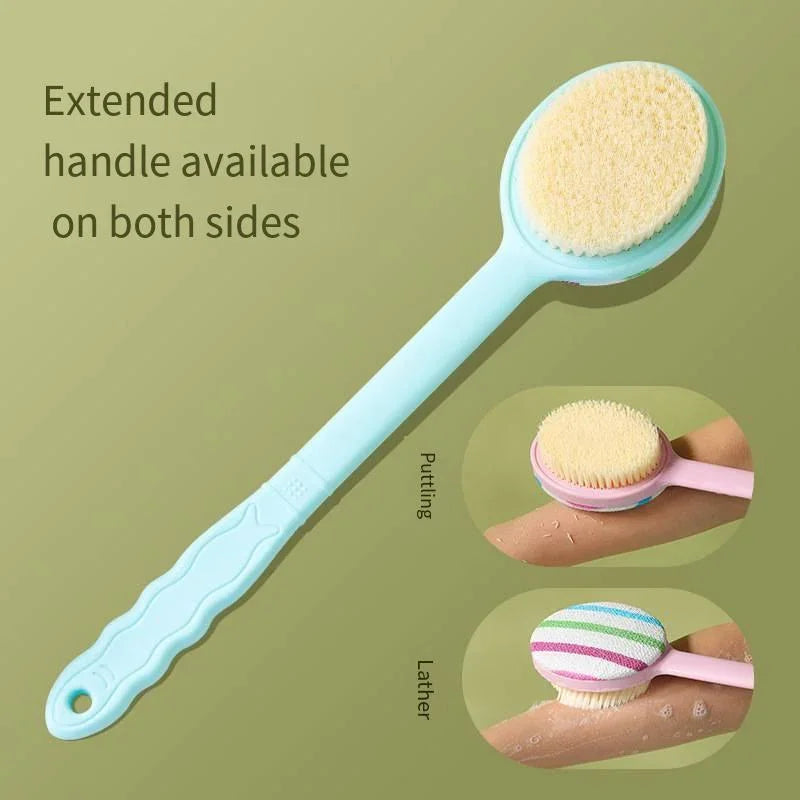 Miss Sweet Durable Massage Shower Brush With Soft & Stiff Bristles